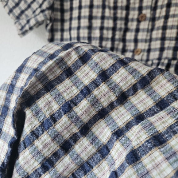 vintage baxter & wells petite medium gingham dress - Picture 2 of 5